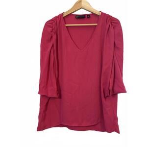 Ny&Co Medium Pink Poly Blouse